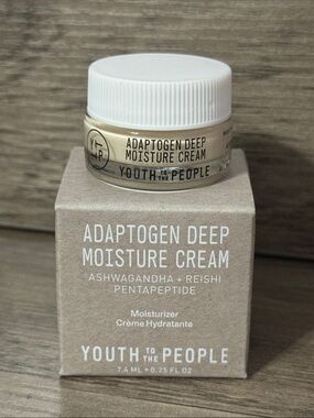 🆕YOUTH TO THE PEOPLE: Adaptogen Deep Moisture Cream- 7 ml Deluxe Sample